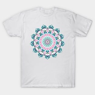 Cute Floral Mandala T-Shirt